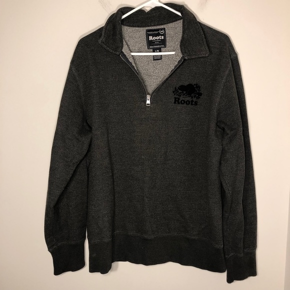 roots half zip pullover